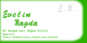 evelin magda business card